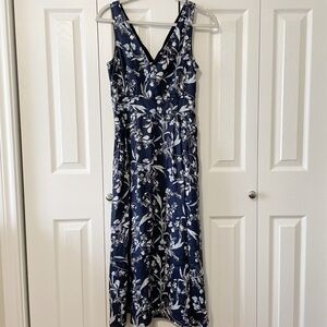 C&C California Blue Floral Dress